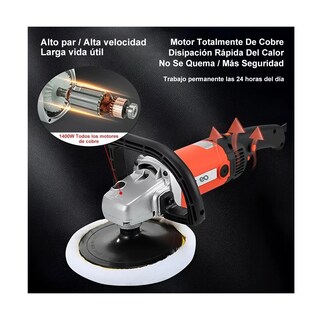 Foto 2 | Pulidora Para Autos Profesional Y Lijadora Pisos Eo Safe Imports Esi-7125-1 Rojo