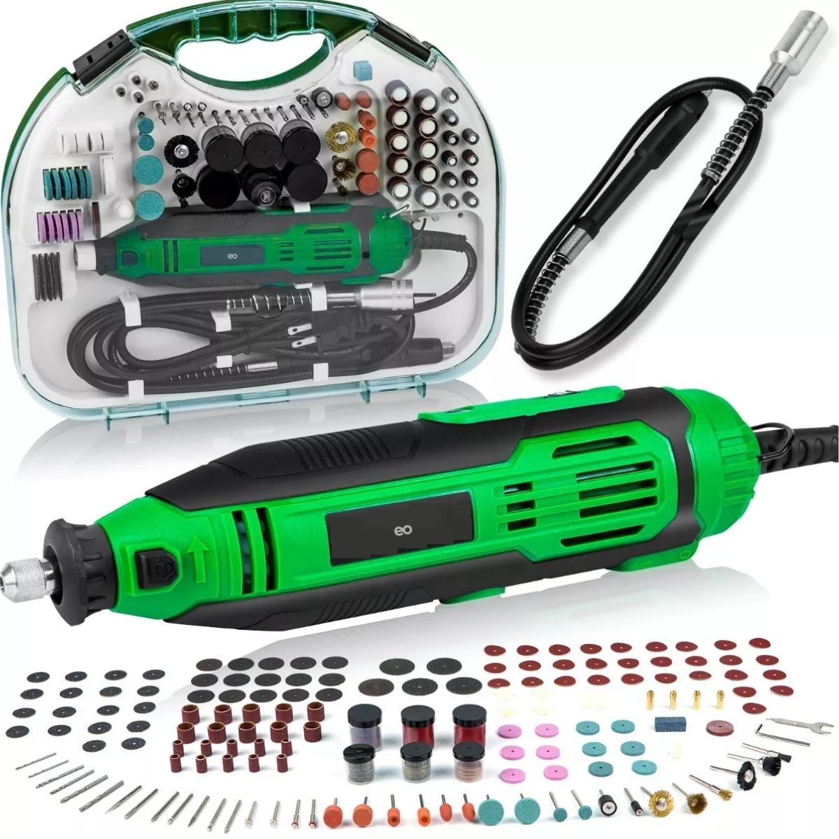 Foto 4 pulgar | Kit Mini Taladro Mototool Con 211 Piezas Eo Safe Imports Esi-8219-1 Multicolor