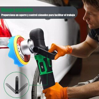 Foto 3 | Pulidora Orbital De Velocidad Variable Y Lijadora Eo Safe Imports Esi-4177-1 Verde