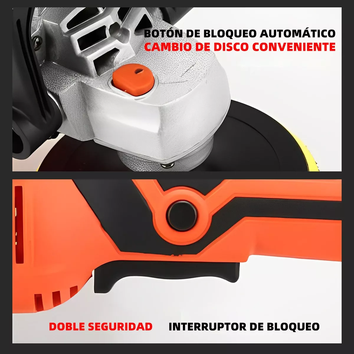 Foto 5 pulgar | Pulidora Para Autos, Pulido Y Lijado Eo Safe Imports Esi-7129-1 Naranja