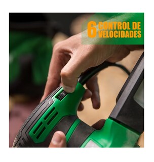 Foto 3 | Lijadora Roto Orbital 5'' De 13000 Opm 450w Verde Negro