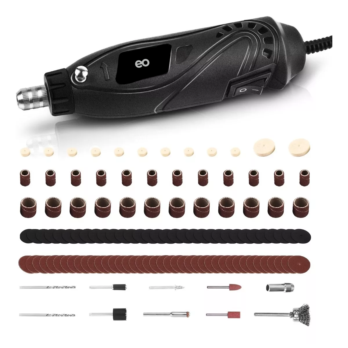Kit Mini Taladro de Pulido Mototool con 115 Piezas