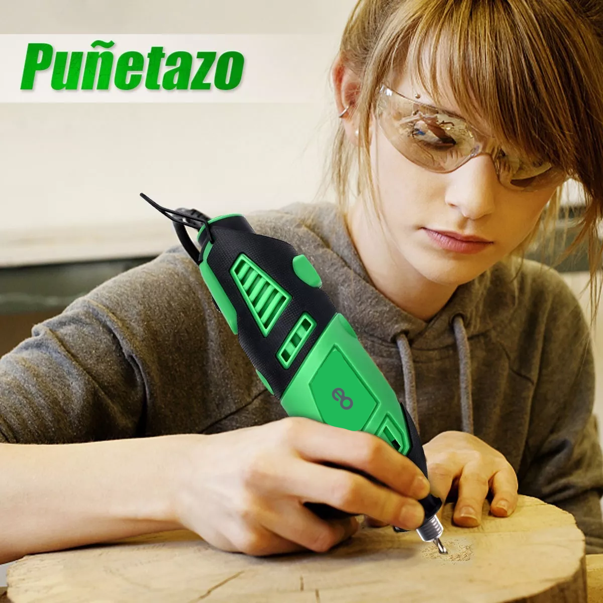 Foto 4 pulgar | Kit Rectificadora Mototool Accesorios Mini Taladro 160 Pzas. Eo Safe Imports Esi-6931-1 Multicolor