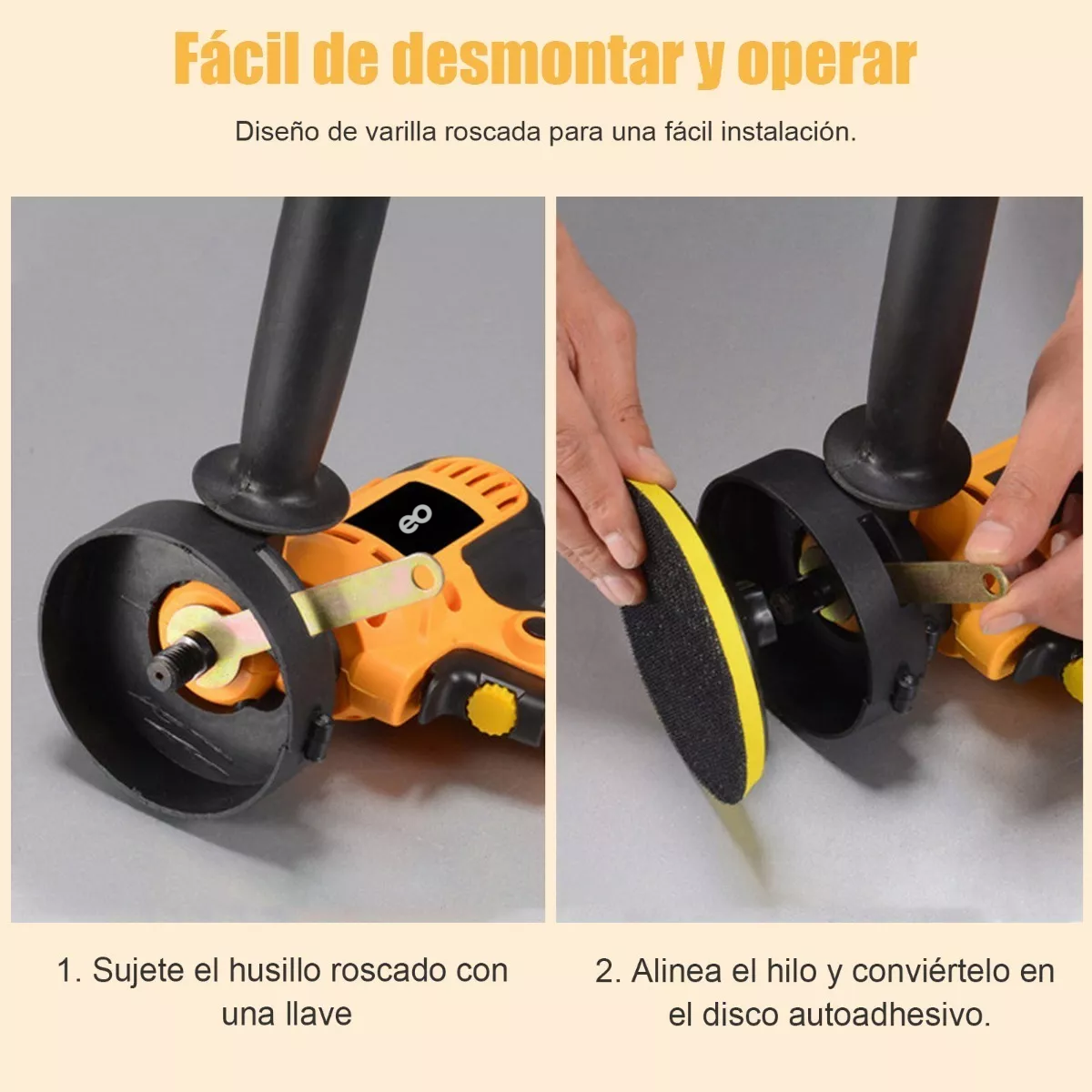 Foto 4 | Pulidora De Coches Eo Safe Imports Esi-5159-1 Amarillo