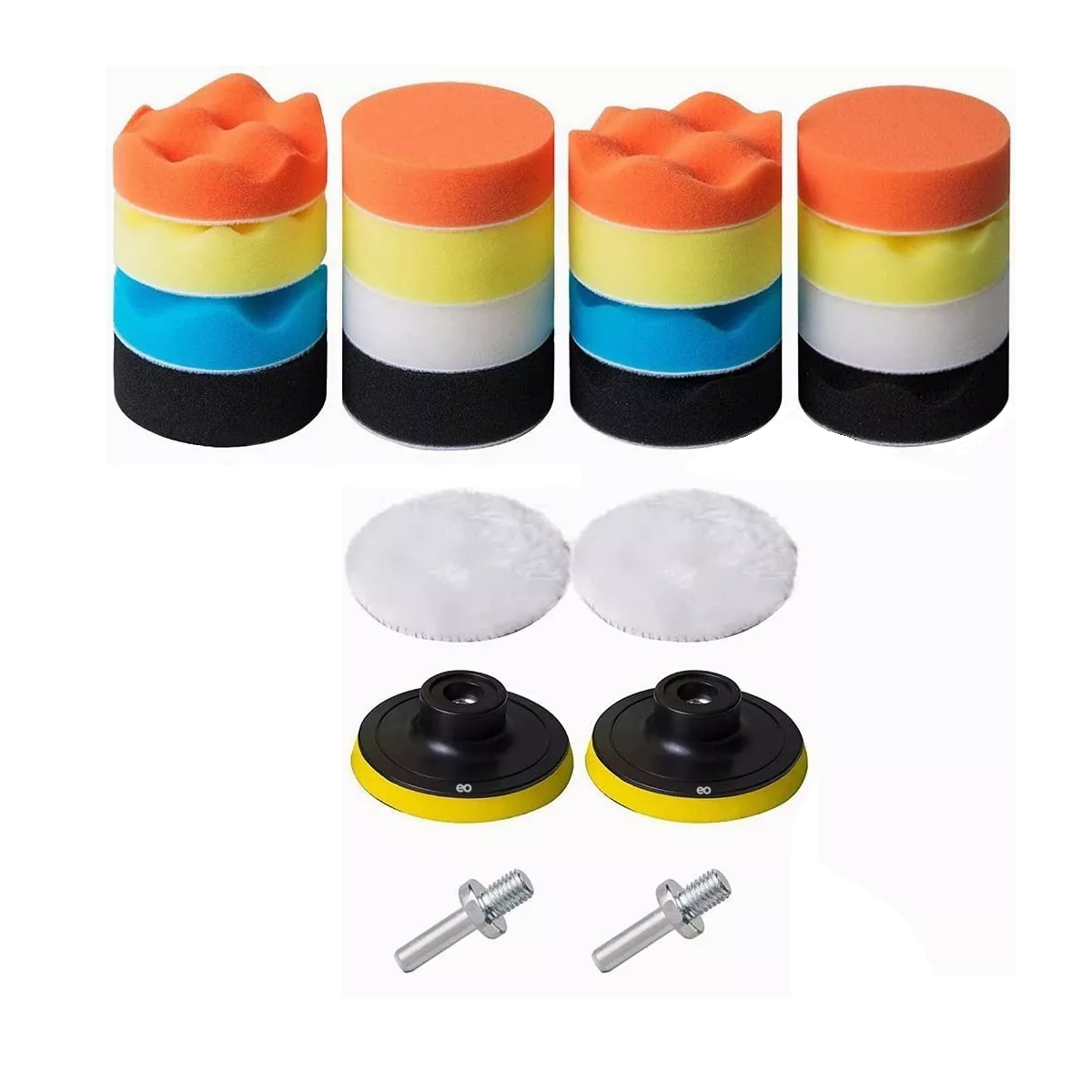 Kit De Esponjas Para Pulier 22pzas Eo Safe Imports Esi-3572-1 Multicolor