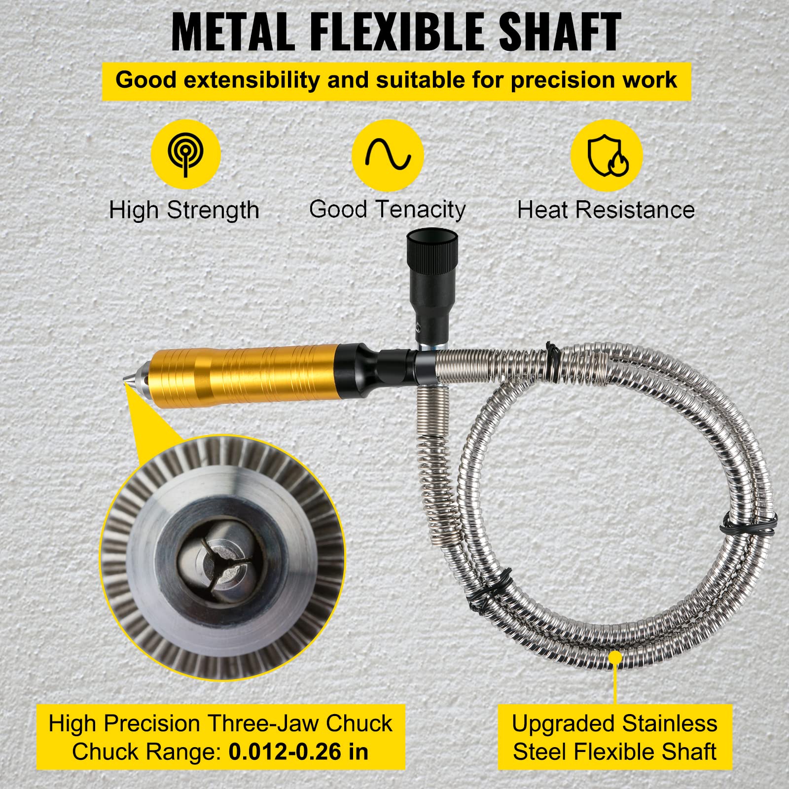 Foto 4 | Amoladora De Eje Flexible Vevor 780w, Herramienta Rotativa 500-23000 Rpm, 131 Unidades - Venta Internacional.