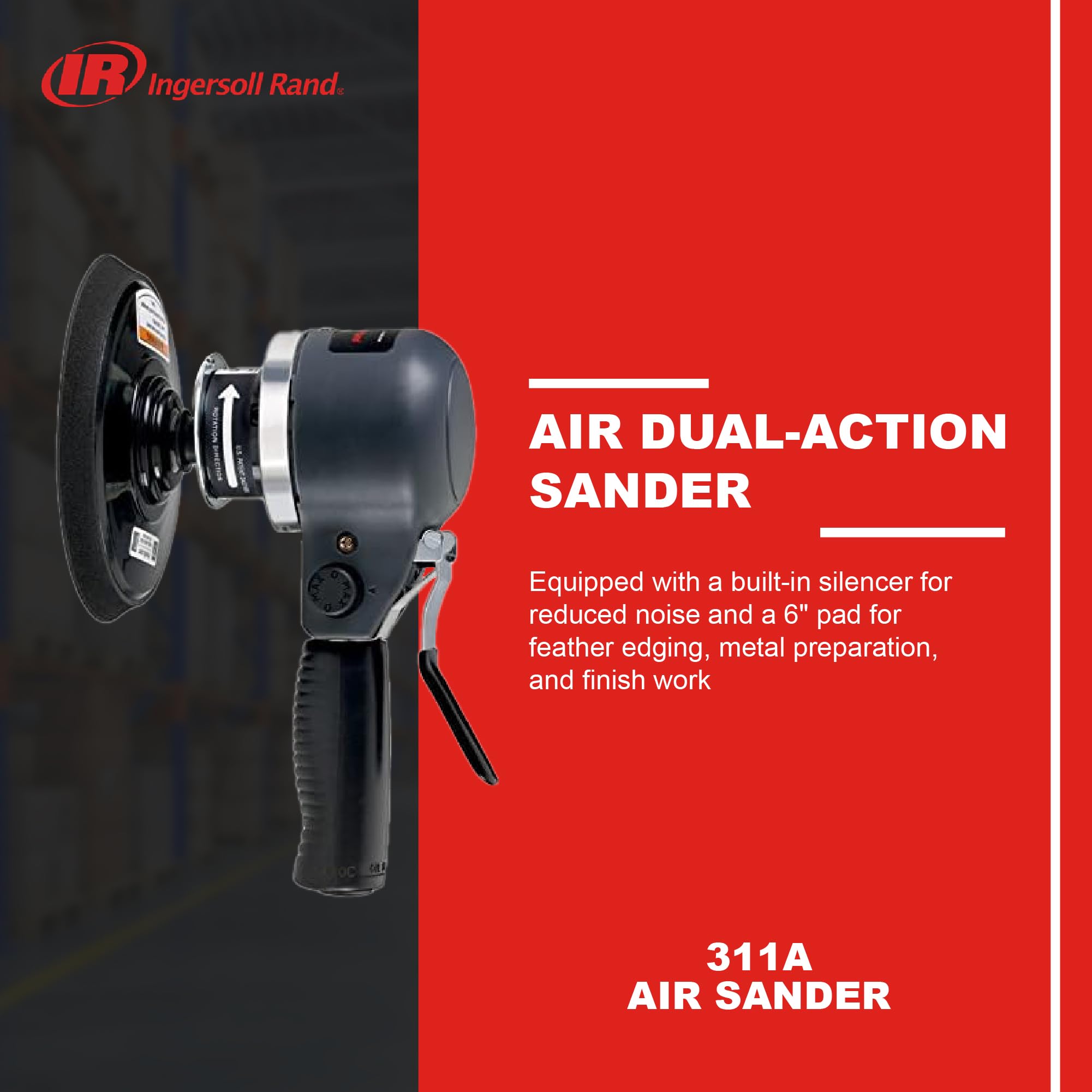 Foto 3 pulgar | Lijadora Neumática Angular de Doble Acción Ingersoll Rand 311a - Venta Internacional