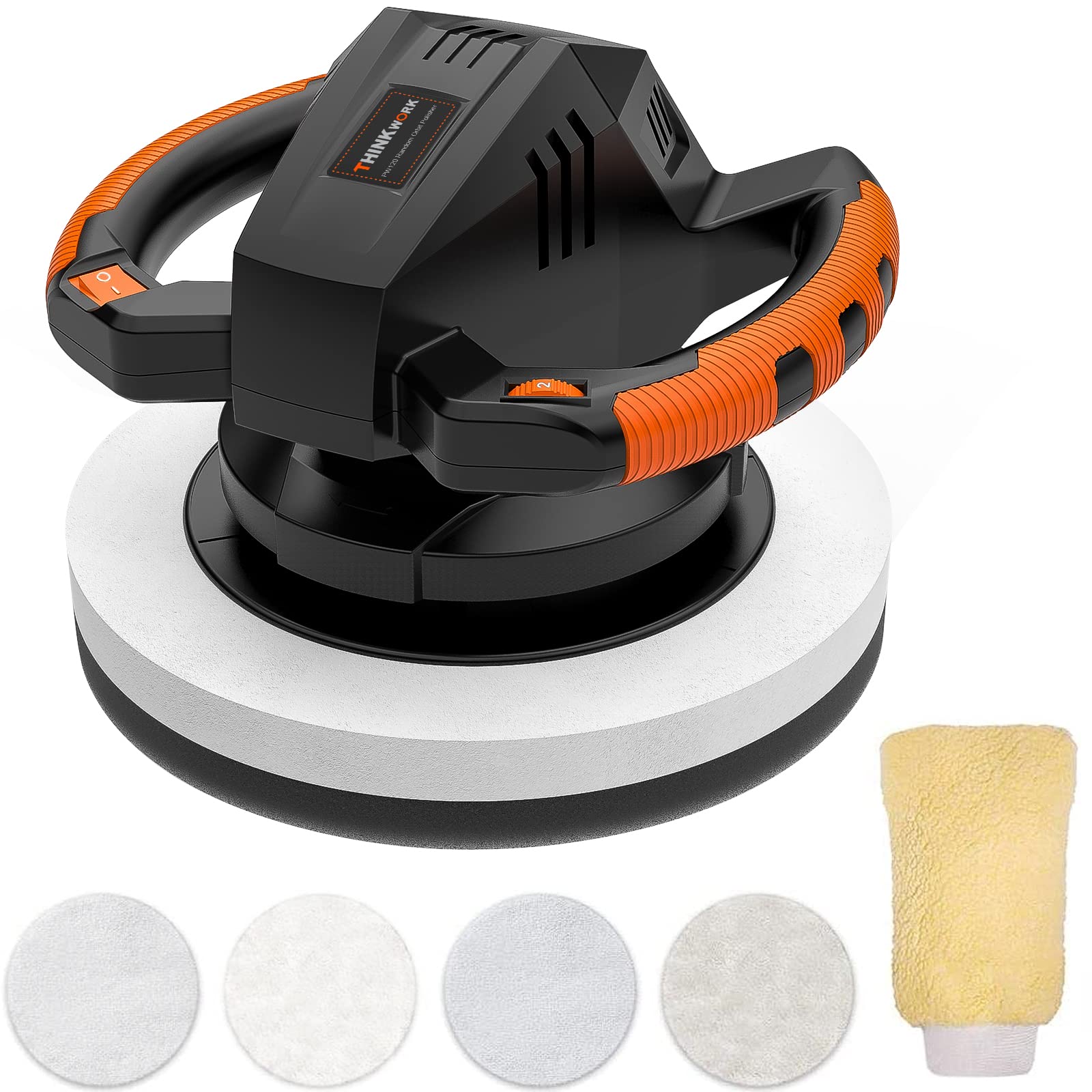 Pulidora Amortiguadora Thinkwork de 10 Pulgadas con 4 Capós 1500-3600 Rpm - Venta Internacional