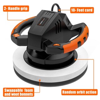Foto 2 | Pulidora Amortiguadora Thinkwork de 10 Pulgadas con 4 Capós 1500-3600 Rpm - Venta Internacional