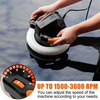 Foto 4 | Pulidora Amortiguadora Thinkwork de 10 Pulgadas con 4 Capós 1500-3600 Rpm - Venta Internacional