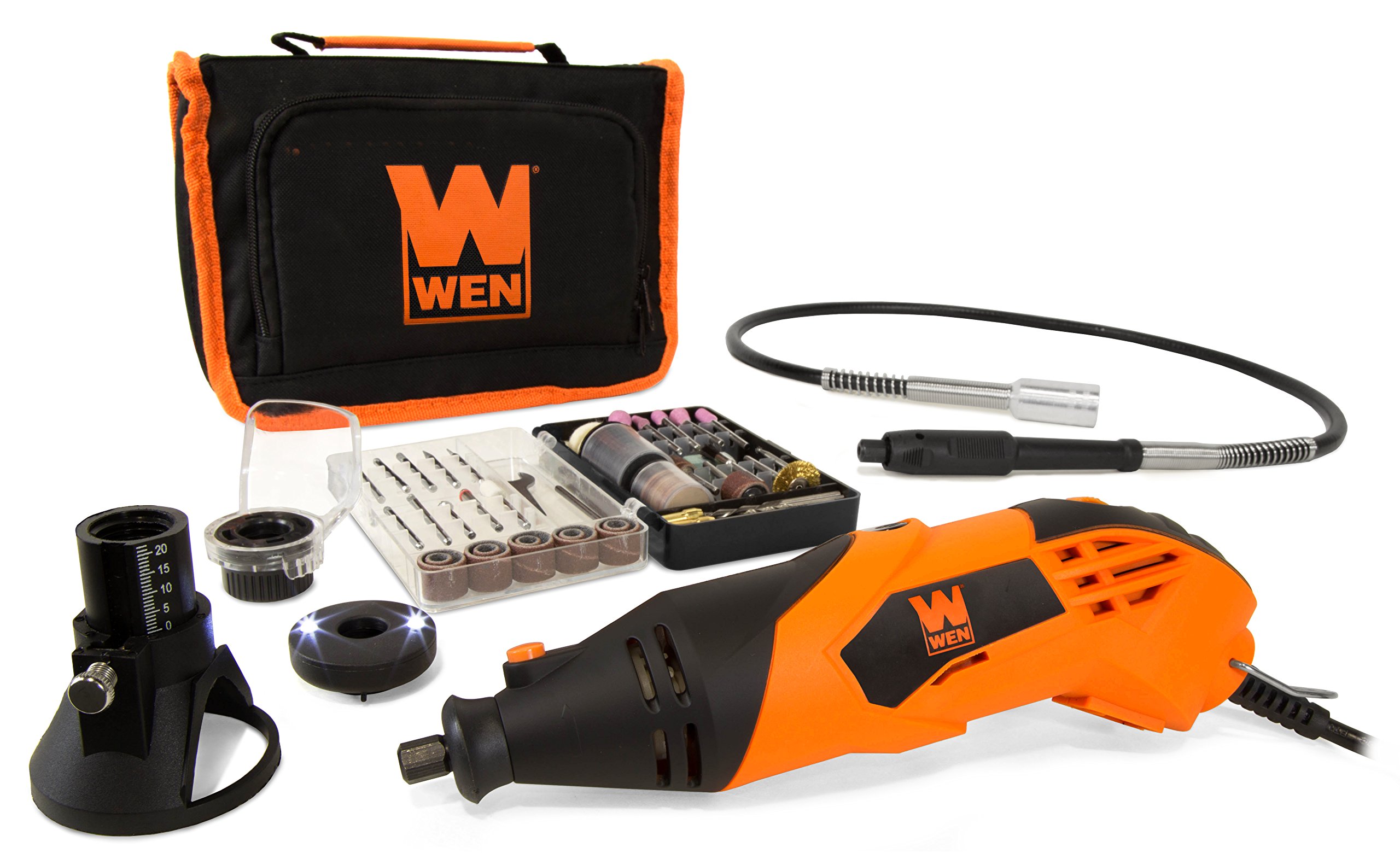 Herramienta Rotativa Wen 23114 1.4 A, Velocidad Variable, Más De 100 Accesorios - Venta Internacional.