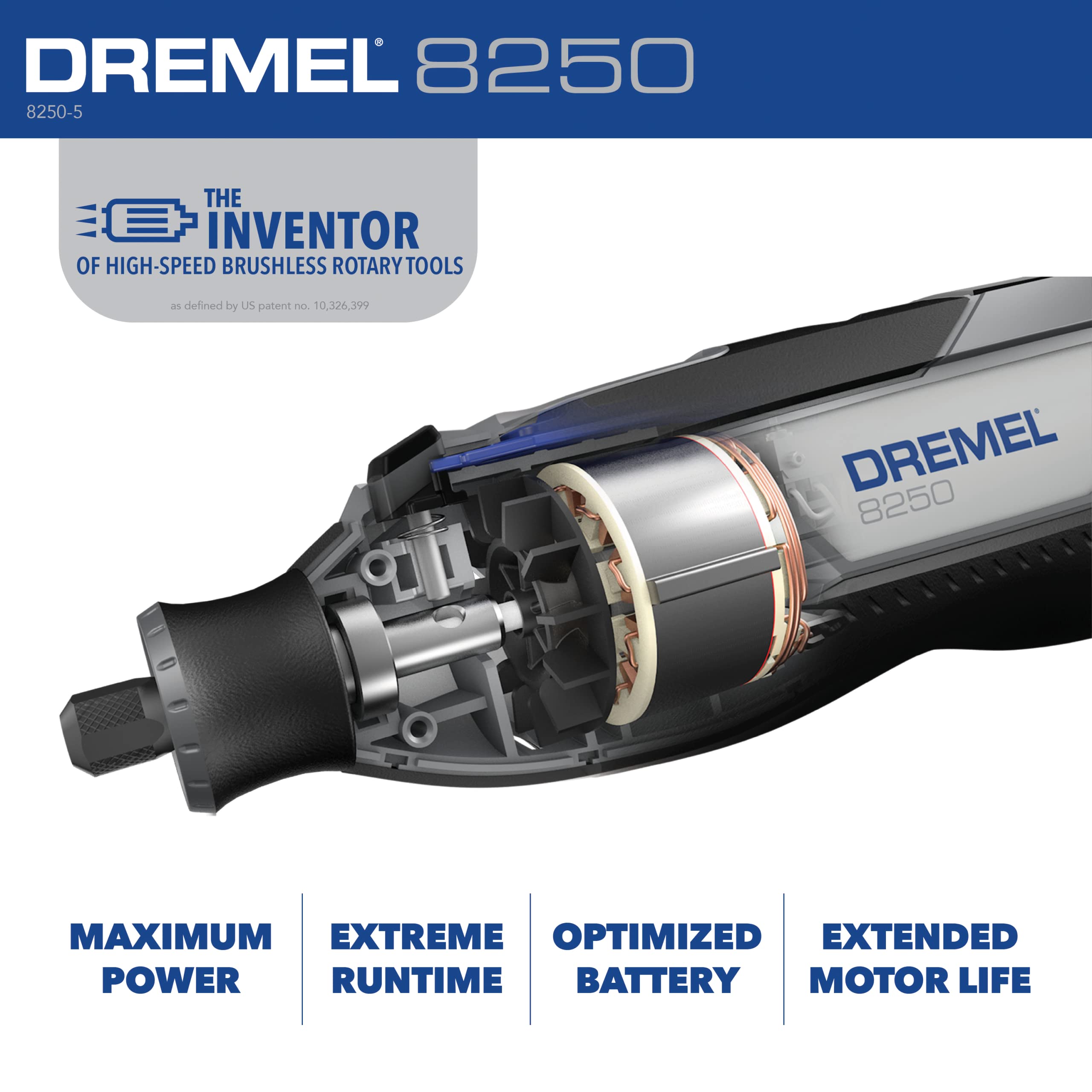 Foto 5 pulgar | Herramienta Rotativa Inalámbrica Dremel 8250-5 12 V Con Motor Sin Escobillas - Venta Internacional.