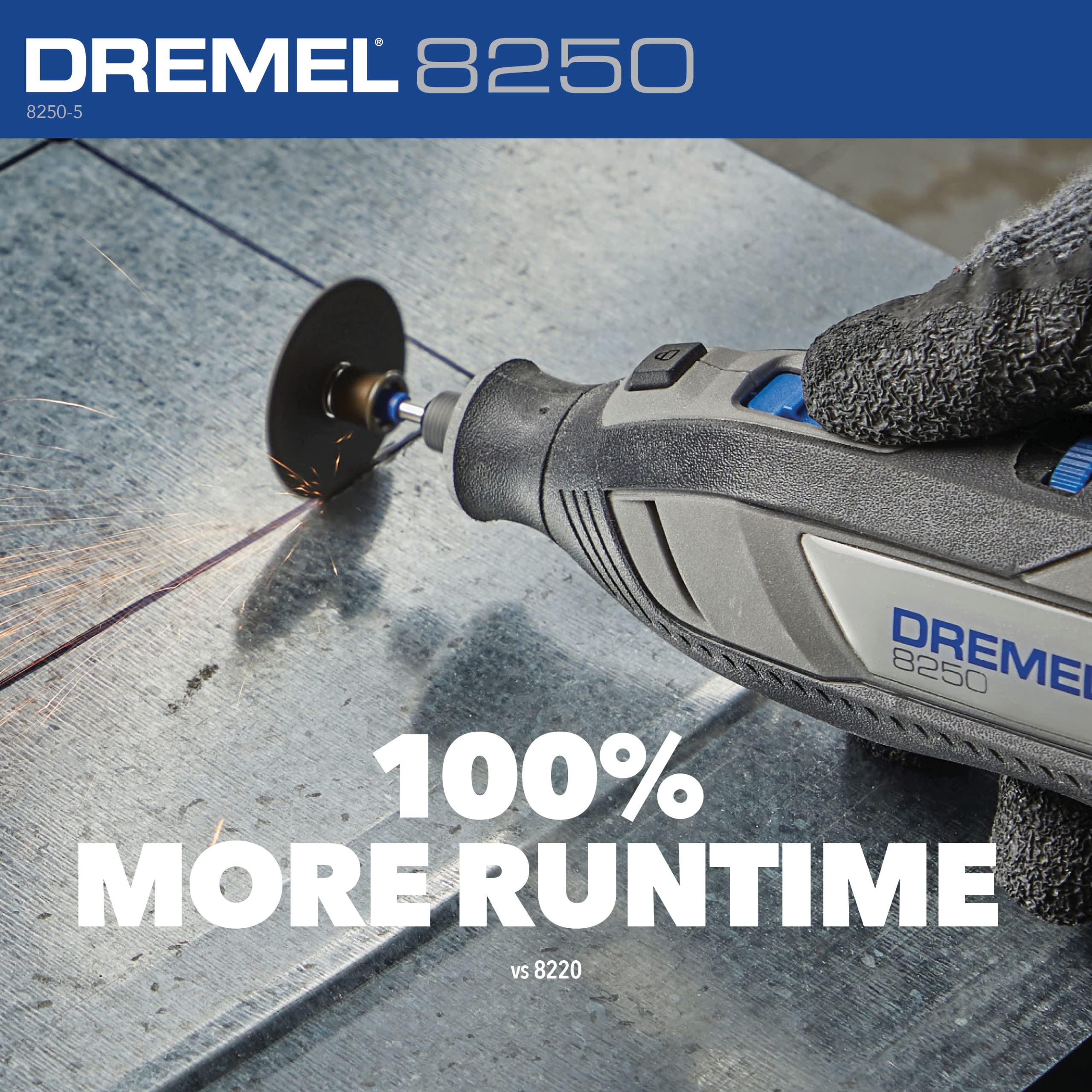Foto 6 | Herramienta Rotativa Inalámbrica Dremel 8250-5 12 V Con Motor Sin Escobillas - Venta Internacional.