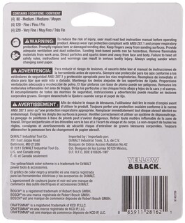 Foto 3 | Surtido De Papel De Lija Dewalt Triangle Hook And Loop, Paquete De 12 - Venta Internacional.