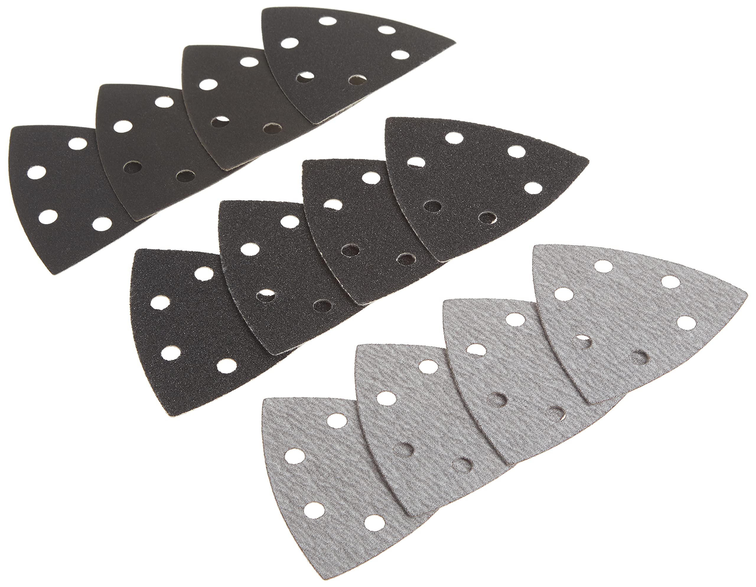 Foto 4 | Surtido De Papel De Lija Dewalt Triangle Hook And Loop, Paquete De 12 - Venta Internacional.