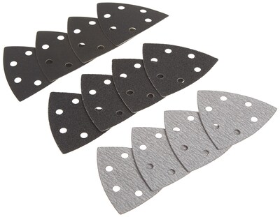 Foto 4 | Surtido De Papel De Lija Dewalt Triangle Hook And Loop, Paquete De 12 - Venta Internacional.