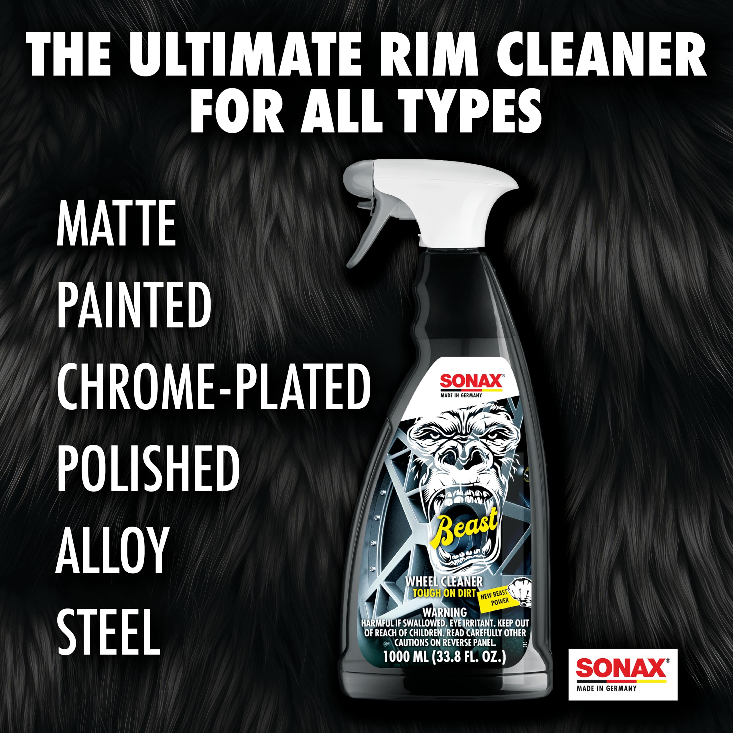 Foto 3 pulgar | Limpiador De Ruedas Sonax Beast Elimina El Polvo De Los Frenos, 1 Litro - Venta Internacional.