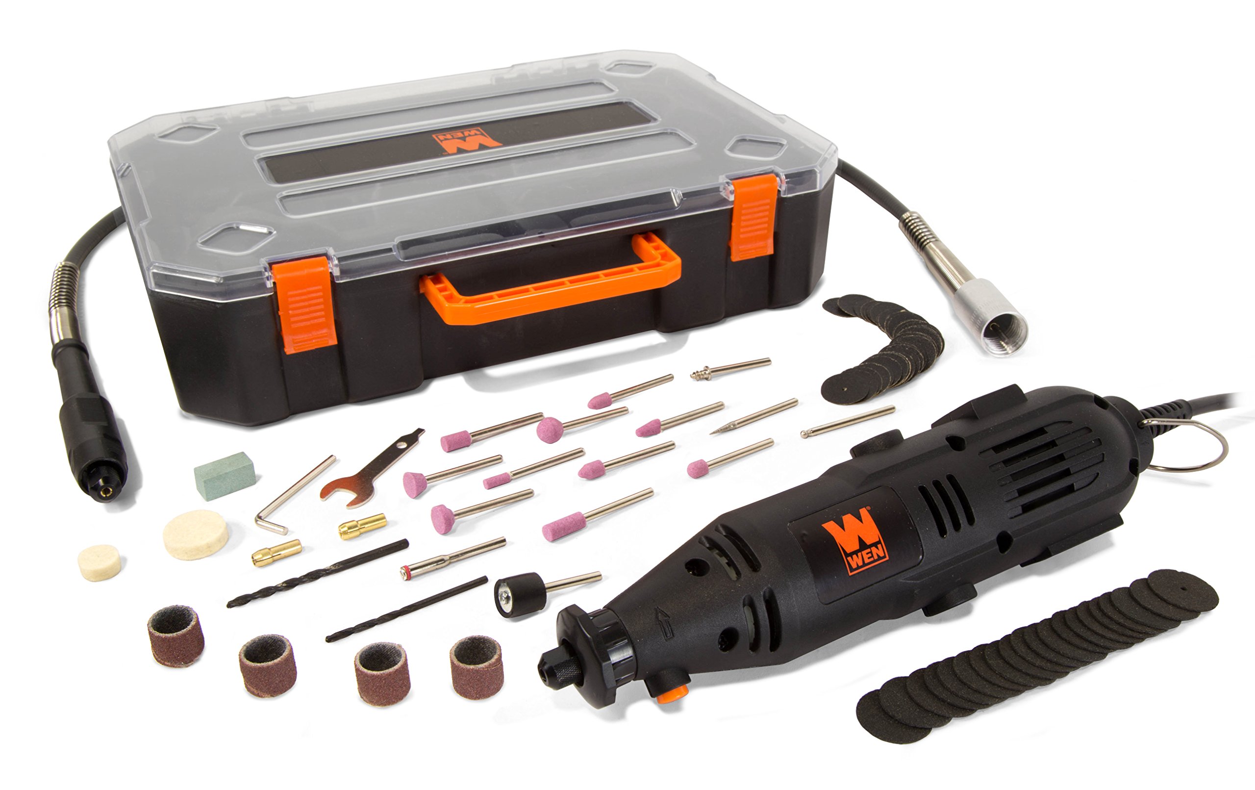 Herramienta Giratoria Wen 23103 De Velocidad Variable De 1 Amperio Con Más De 100 Accesos. - Venta Internacional.