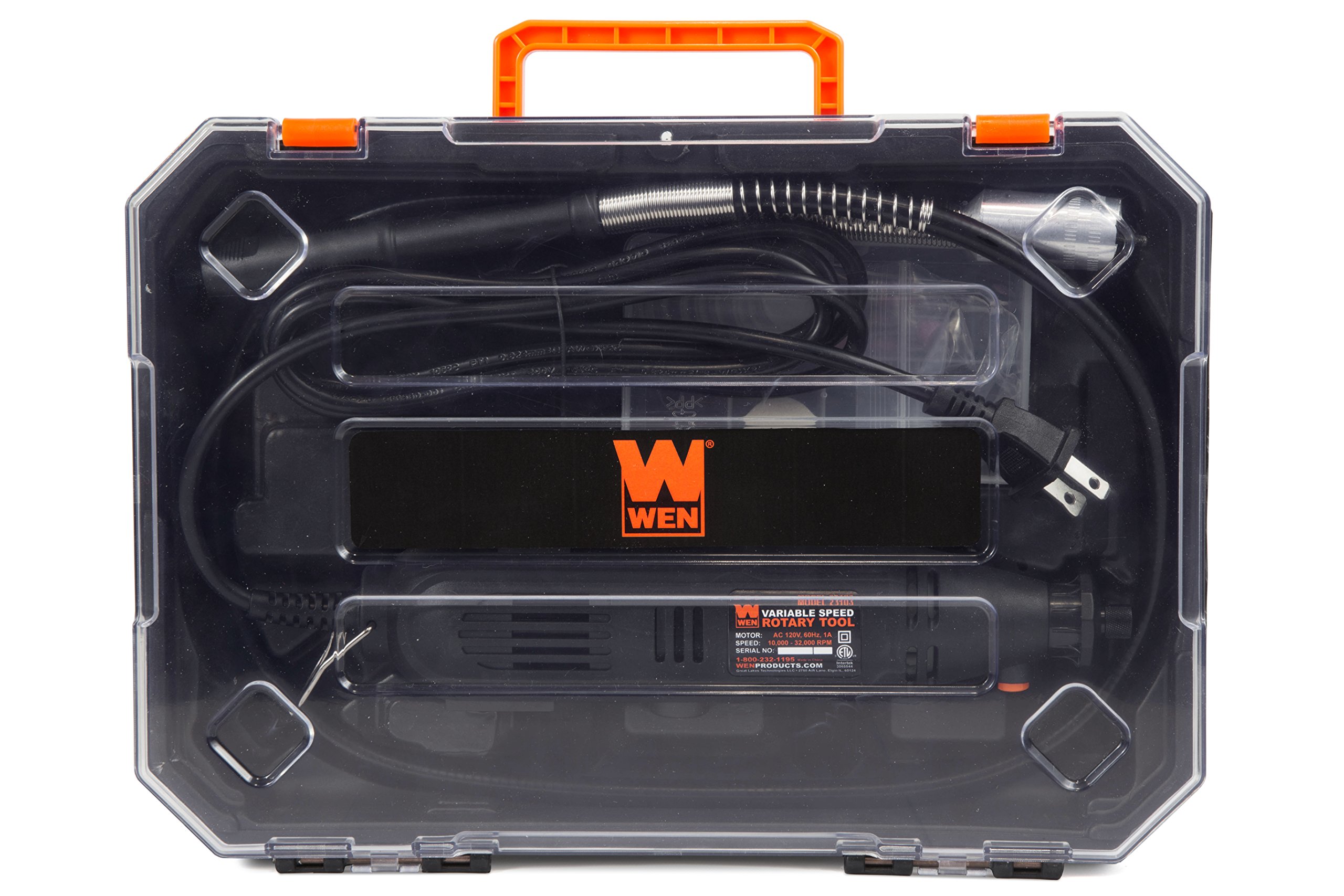 Foto 7 | Herramienta Giratoria Wen 23103 De Velocidad Variable De 1 Amperio Con Más De 100 Accesos. - Venta Internacional.