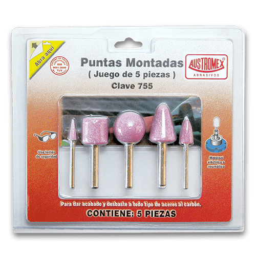 Foto 2 pulgar | Puntas Montadas Rosas Austromex 755