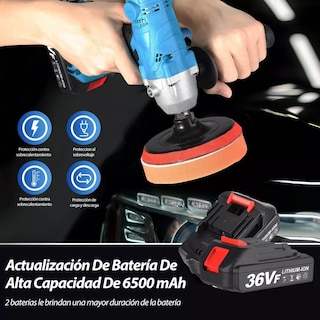 Foto 4 | Pulidora Para Auto Inalámbrica Taladro Eléctrica Eo Safe Imports Esi-11981 Azul