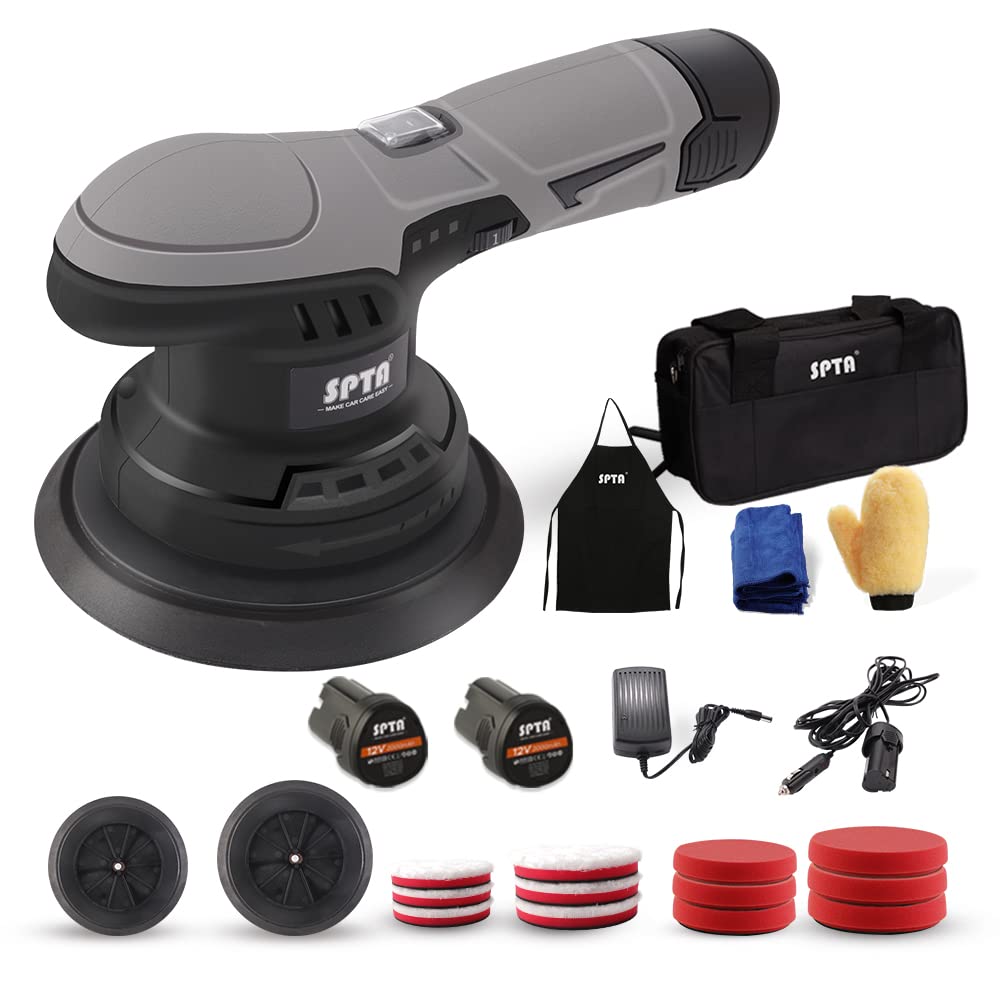 Foto 2 pulgar | Pulidora Inalámbrica Spta Para Automóvil Con 2 Baterías De Litio De 12 V - Venta Internacional.