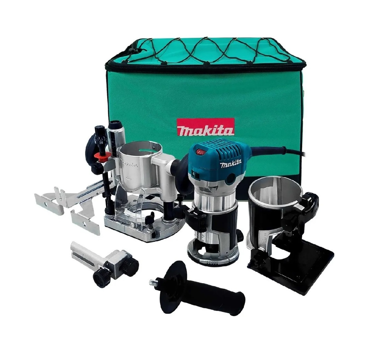 Router Makita RT0700CX2 De 710W color Azul