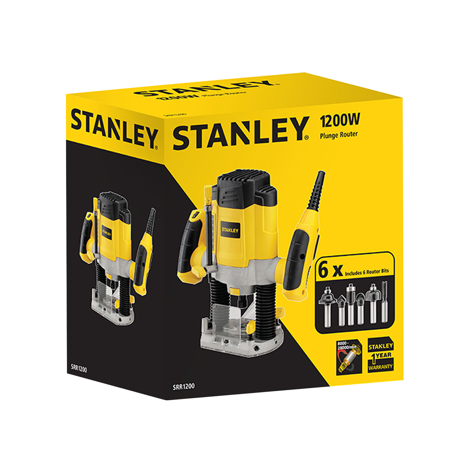 Foto 3 pulgar | Router Stanley E25 1200w