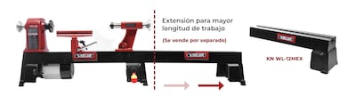 Foto 6 | Mini Torno KNOVA KN WL-12M color Rojo para Madera 12''