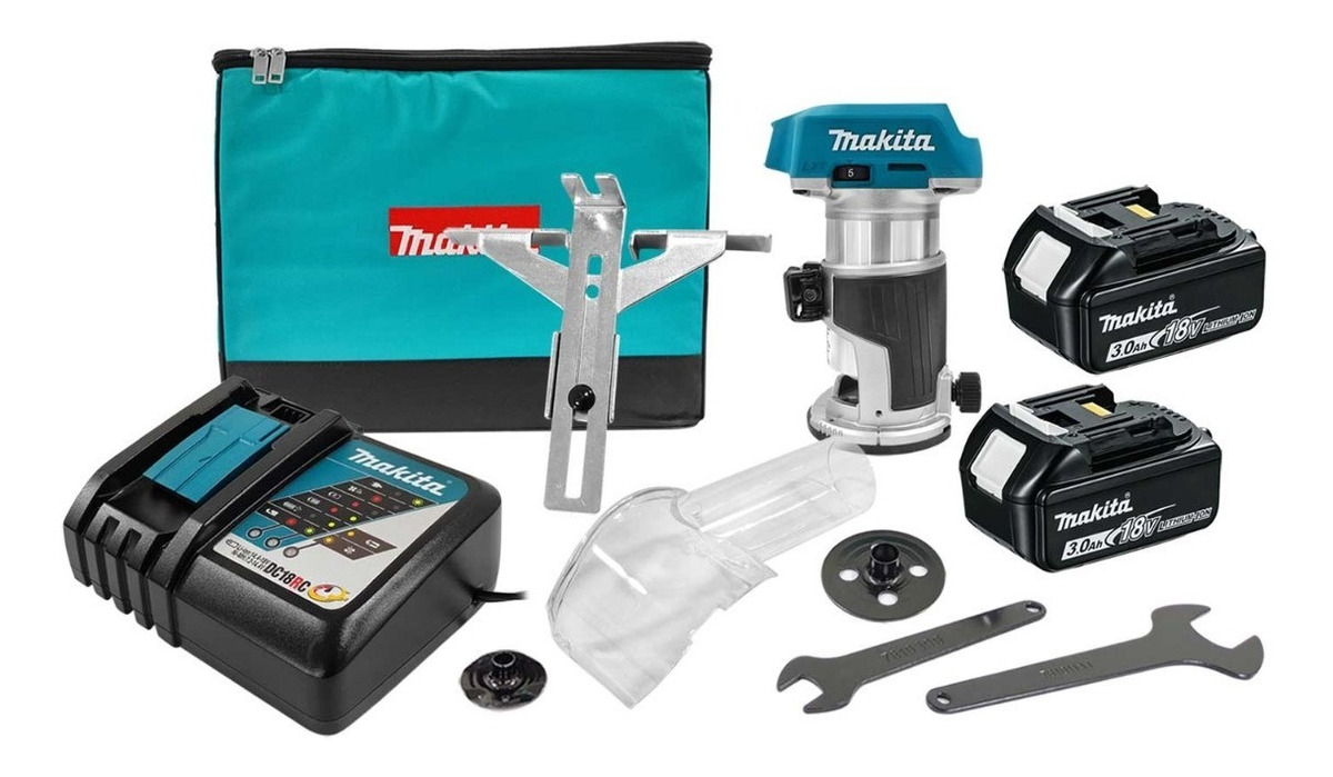 Foto 2 pulgar | Recortadora Router Brushless Makita Drt50rfe 18v 1/4-3/8pul