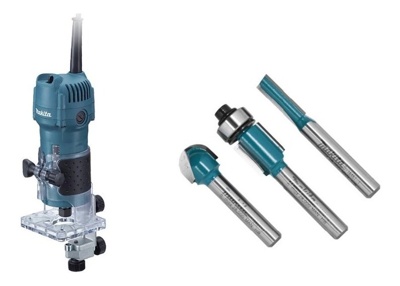 Foto 2 pulgar | Kit Router 3709 Makita +  D16461