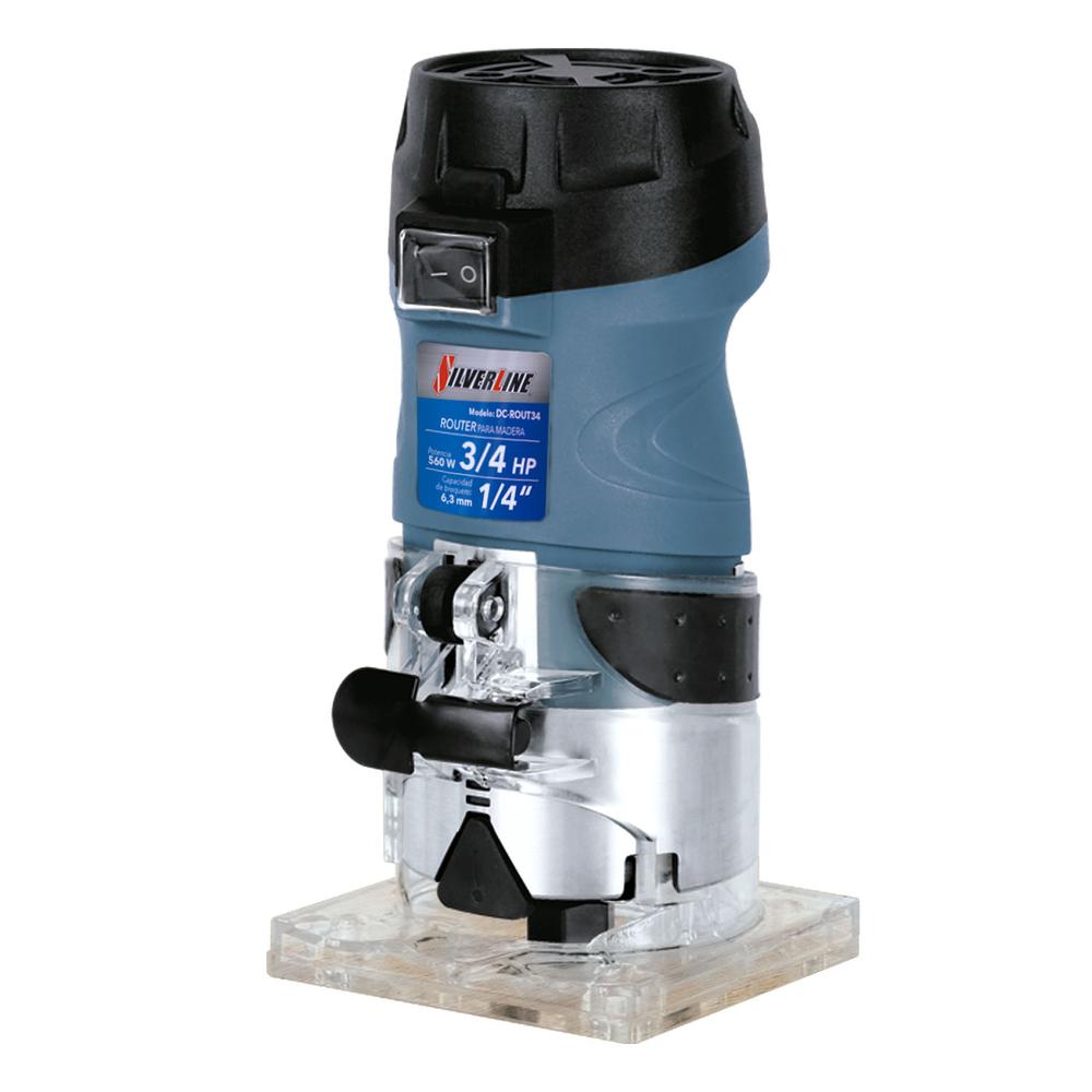 Foto 2 pulgar | Router De Mano 3//4 Hp Para Madera Ajustable Silverline