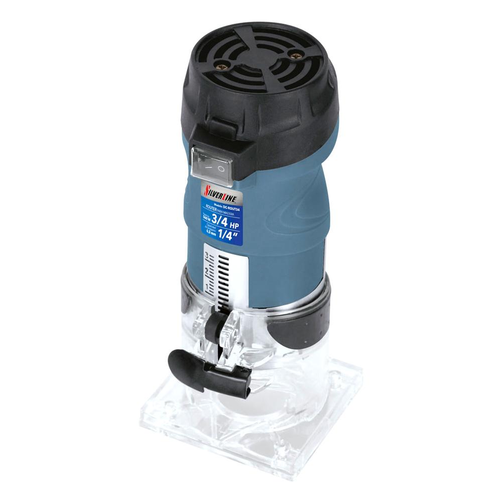 Foto 3 pulgar | Router De Mano 3//4 Hp Para Madera Ajustable Silverline