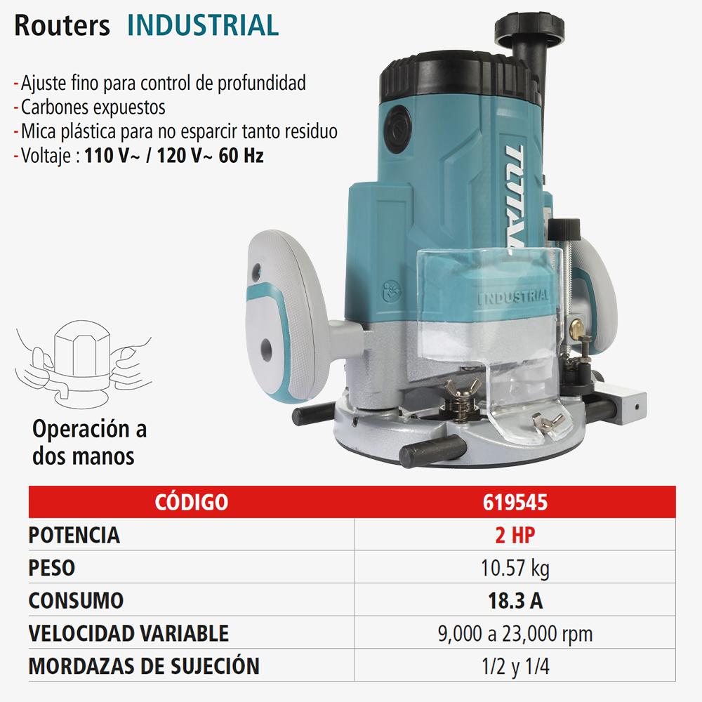 Foto 5 pulgar | Router Eléctrica Total de 2200 w