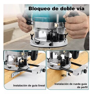 Foto 3 | Router Ajuste De 6 Velocidades 110v Con Accesorios Eo Safe Imports Esi-13097 Multicolor