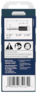 Foto 5 | Broca Fresadora Bosch 85232mc Con Doble Punta De Carburo, 3/4 Pulgadas - Venta Internacional.