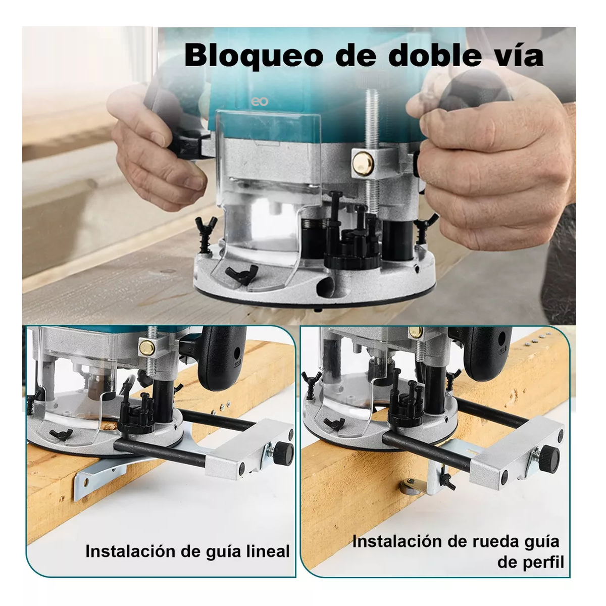 Foto 4 pulgar | Router Ajuste De 6 Velocidades 110v Con Accesorios Eo Safe Imports Esi-13097 Multicolor