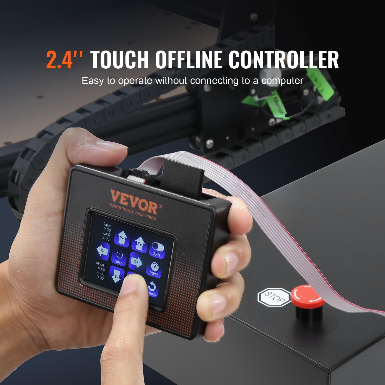 Foto 4 pulgar | Máquina Enrutadora Cnc Vevor 300w De 3 Ejes Grbl Control 400x400 Mm - Venta Internacional.