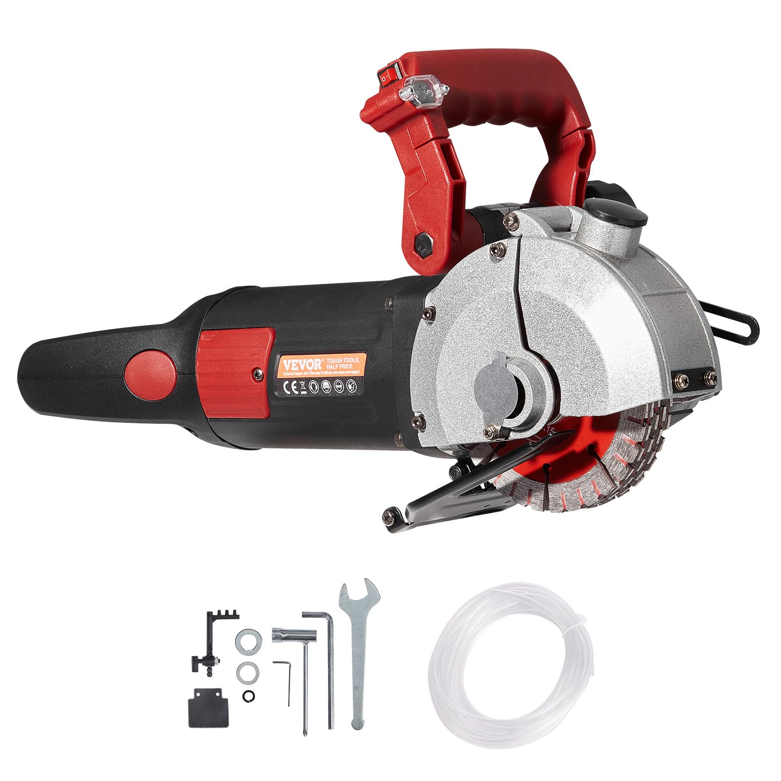 Foto 1 | Máquina Ranuradora Wall Chaser Vevor 4800w Con Guía Láser 6500 Rpm - Venta Internacional.