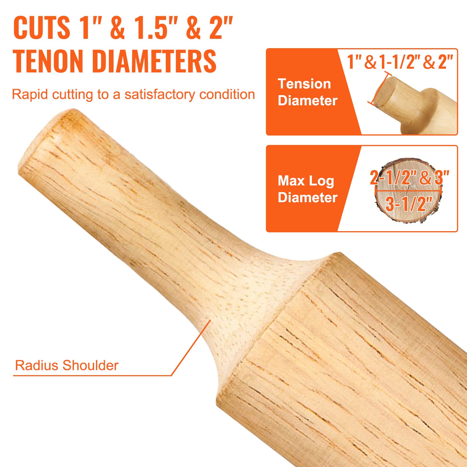 Foto 4 pulgar | Cortador De Espigas Vevor Home Master Kit 1/25,4 Mm 1,5/38 Mm 2/50,8 M - Venta Internacional.