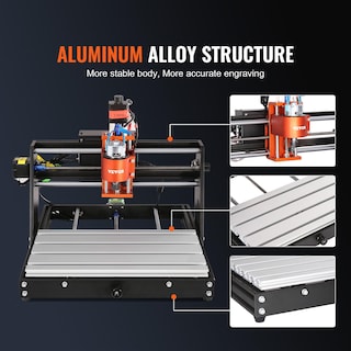 Foto 4 | Máquina Enrutadora Cnc Vevor De 3 Ejes Grbl Control 120w 300x200x60 Mm - Venta Internacional.