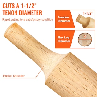Foto 4 | Cortador De Espigas Vevor Para Muebles De Troncos De Aluminio Y Acero De 38 Mm De Diámetro - Venta Internacional.