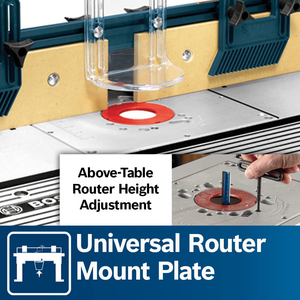 Foto 4 | Mesa Fresadora De Sobremesa Bosch Ra1181 Con Tapa De Aluminio, 27 X 18 Pulgadas - Venta Internacional.