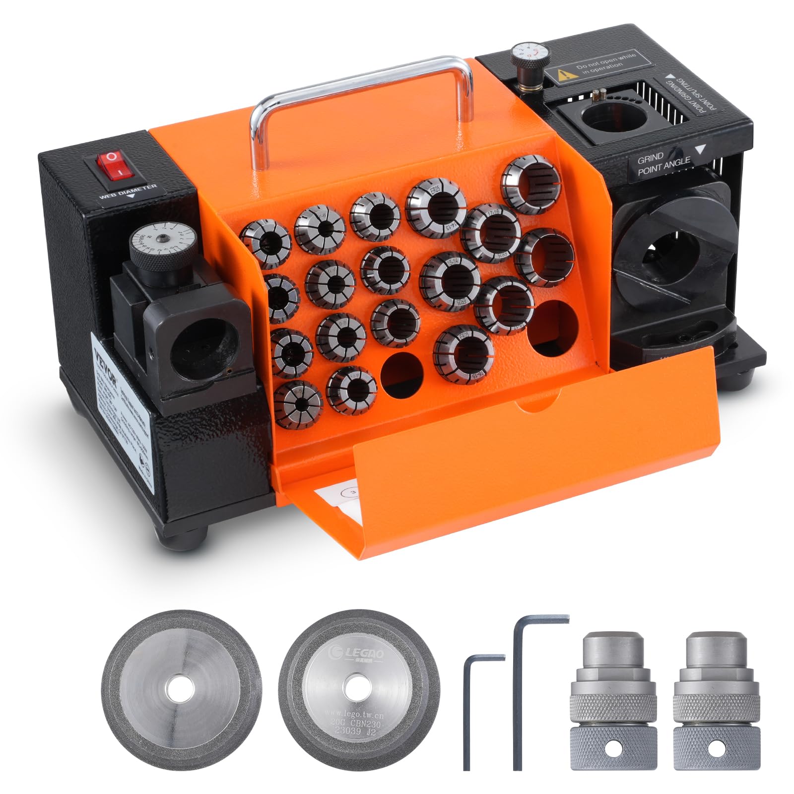Foto 1 | Afilador De Brocas Vevor Mr-20g  De 3 A 20 Mm  Con 18 Pinzas - Venta Internacional.