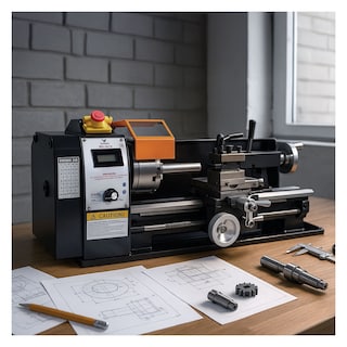 Foto 6 | Mini Torno Metal Velocidad Variable 2250rpm 8x14 Pulgadas Gutstark Home