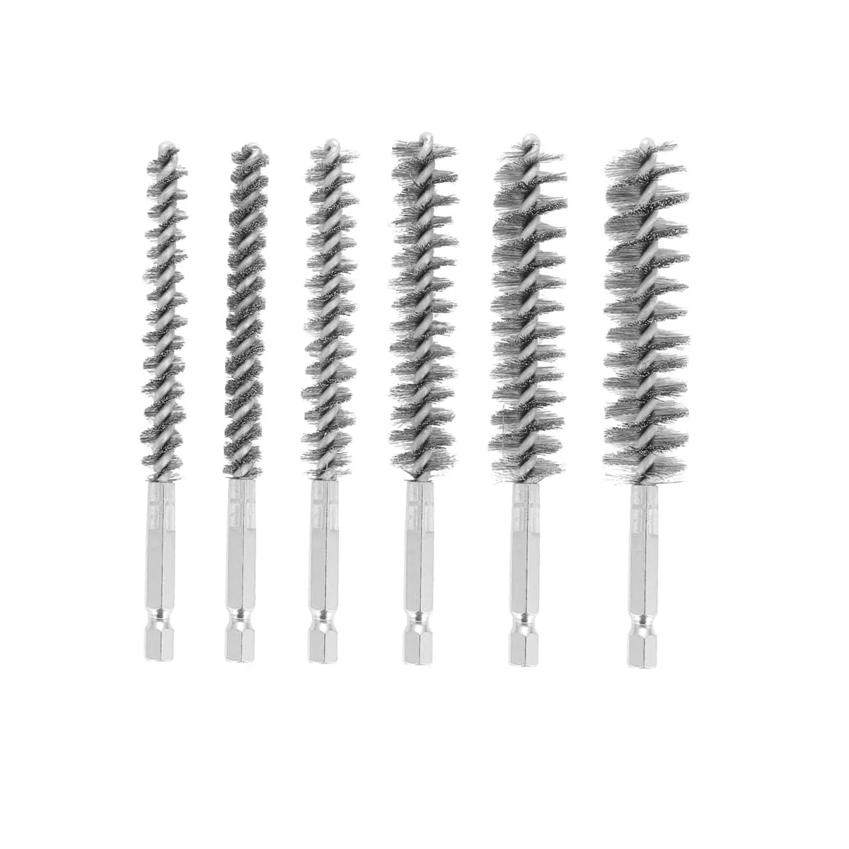 Foto 2 pulgar | Herramientas De Pulido De Metal Cepillo De Alambre Para 6pcs Eo Safe Imports Esi-17143 Plata