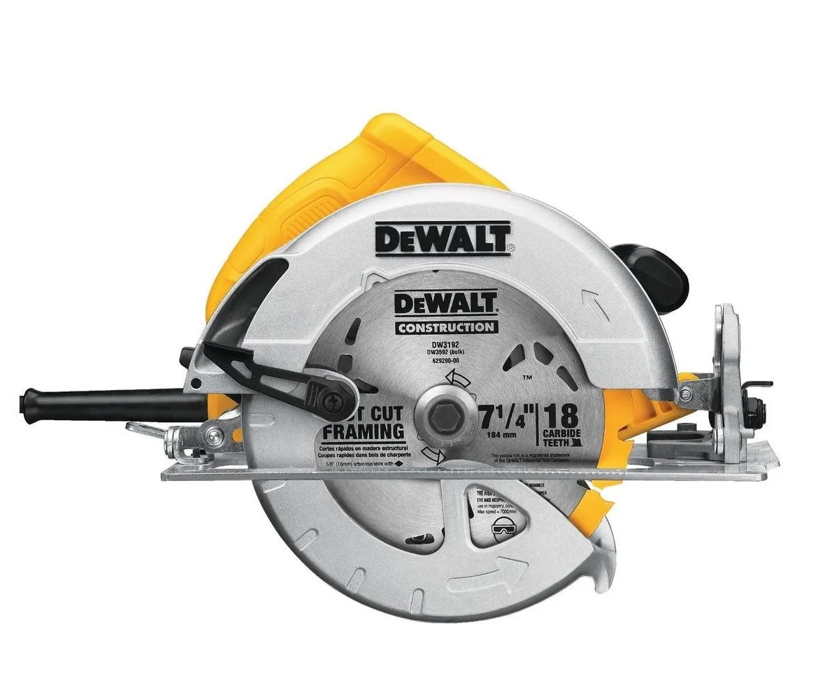 Foto 2 pulgar | Sierra Circular Eléctrica Dewalt Dwe575 7.25'' 1800w 60hz color Amarillo