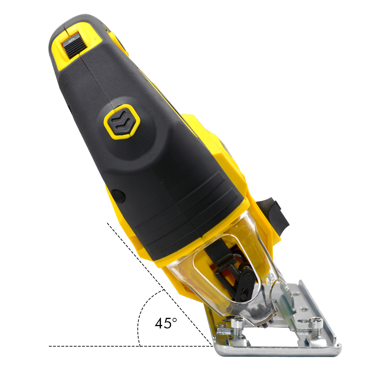 Foto 3 pulgar | Sierra Caladora Gutstark color Amarillo con 6 Velocidades 3000 Rpm 710 W Luz Led