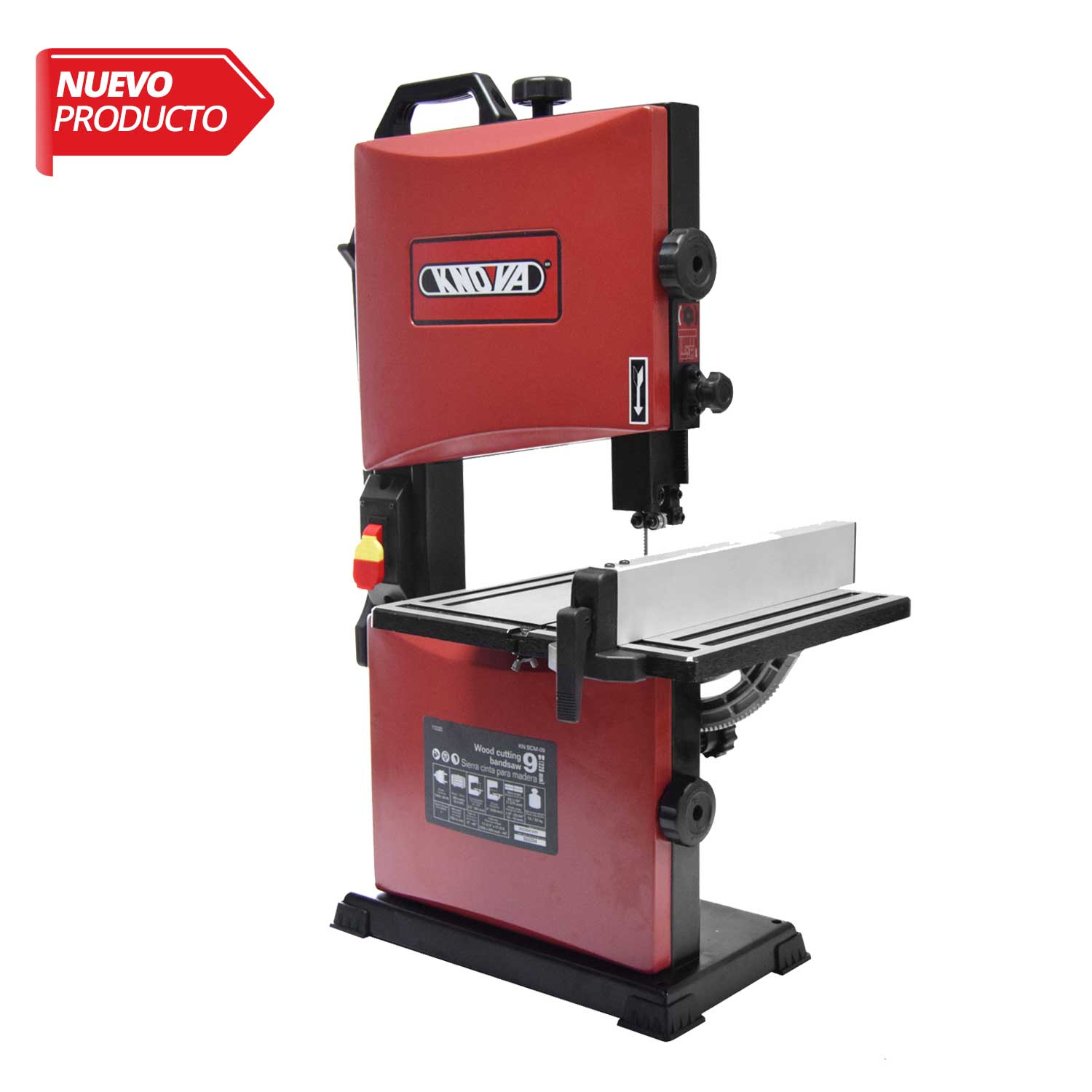 Foto 2 | Sierra Cinta Compacta para Madera 9'' Knova Kn Scm-09 color Rojo
