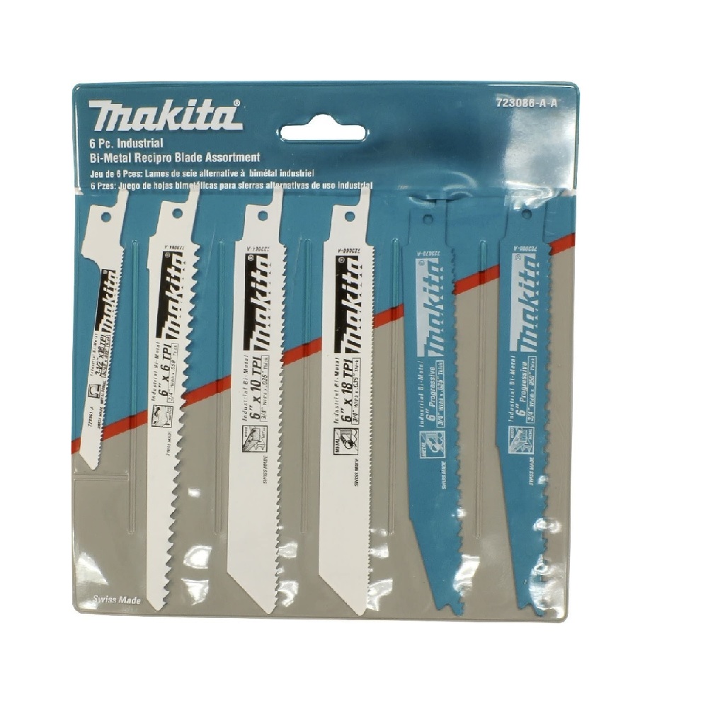 Kit de Rielde Sierra Makita 723086-a-a Paquete Surtido De 6 Cuchillas